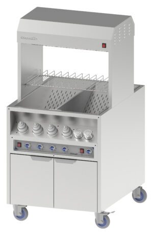 Poste de salage chauffe sauce traversant 800