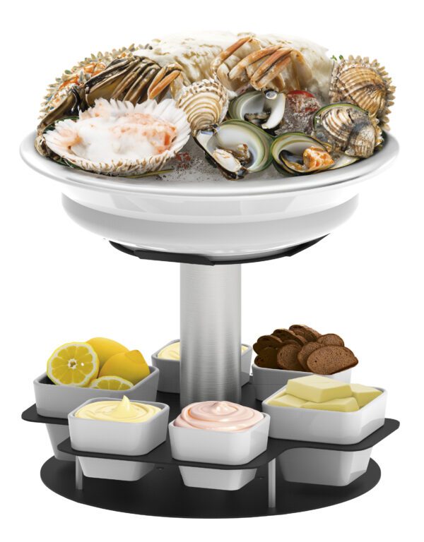 Présentoir à fruits de mer rotatif 2 Fuly