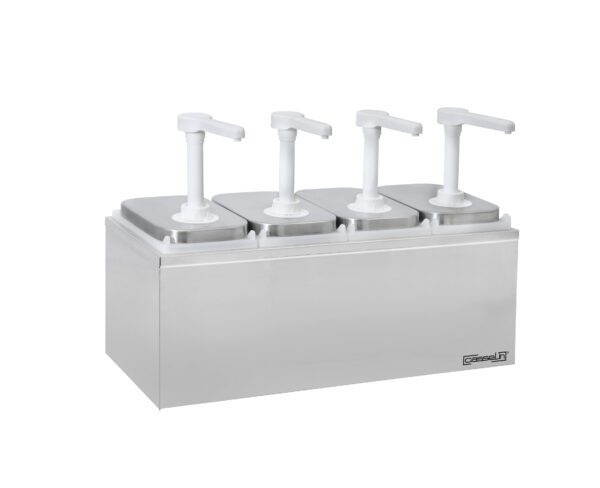 Pompe à sauce neutre 4 x 2L - Matériel professionnel Casselin