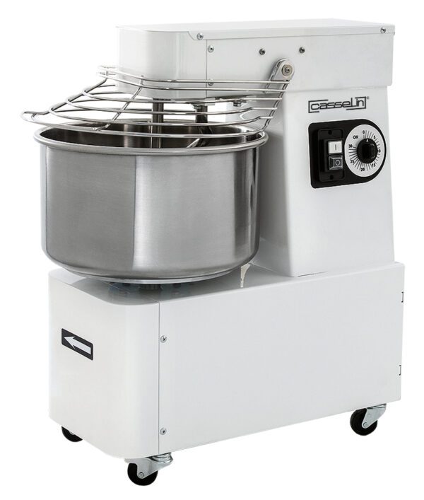 Pétrin à spirale tête et cuve fixes 17Kg - Matériel professionnel Casselin
