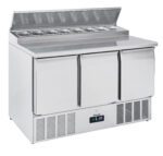 Saladette 3 portes 8 x GN 1/6