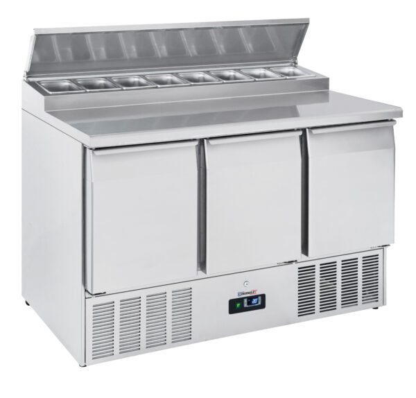 Saladette 3 portes 8 x GN 1/6