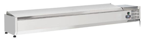 Saladette à poser 10 x GN 1/4 avec couvercle