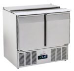 Saladette de préparation 2 portes 900