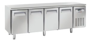 Table réfrigérée négative 4 portes