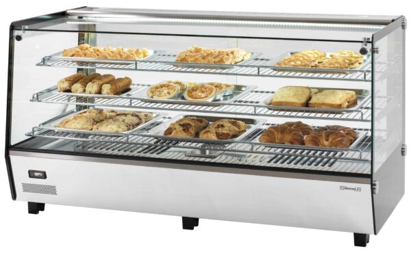 Vitrine chauffante encastrée 200L - Matériel professionnel Casselin