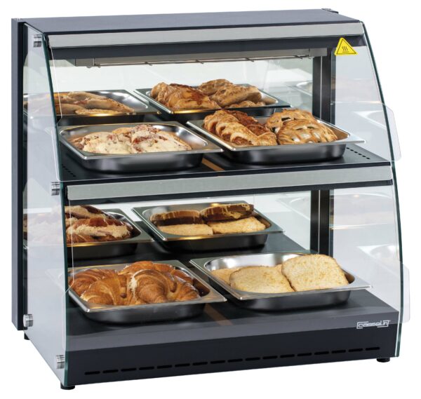 Vitrine chauffante self service 100L - Matériel professionnel Casselin