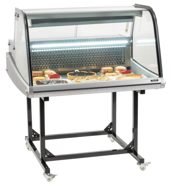 Vitrine réfrigérée de marché 175L sur chariot - Matériel professionnel Casselin