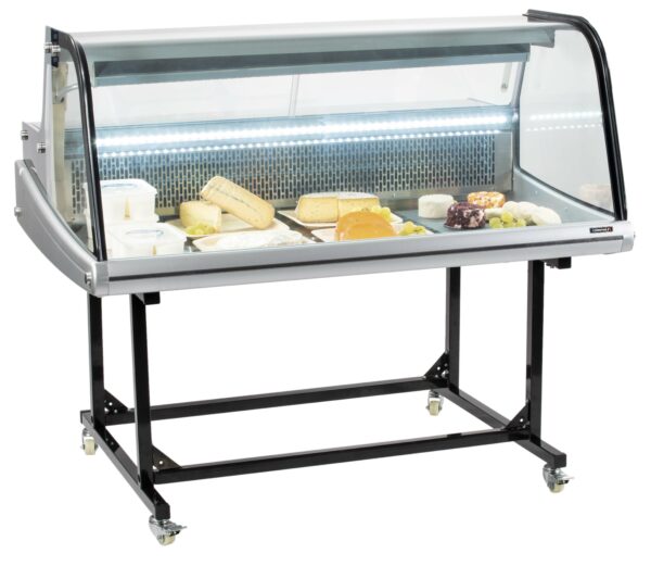 Vitrine réfrigérée de marché 256L sur chariot - Matériel professionnel Casselin